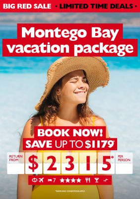 RED HOT DEALS - Save on this Montego Bay vacation package!