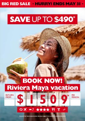 Save on this incredible Riviera Maya vacation!