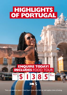 Highlights of Portugal vacation for just $1,385* per person!