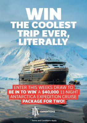 Win the coolest trip ever, literally