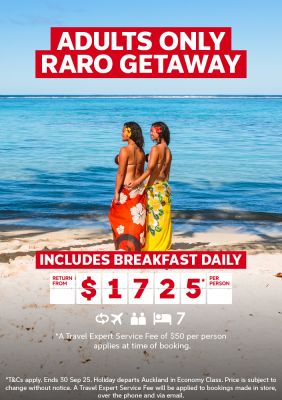 Adults only Raro Getaway