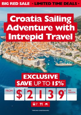 BIG RED SALE - Croatia Sailing Adventure with Intrepid for only $2,139* per person!