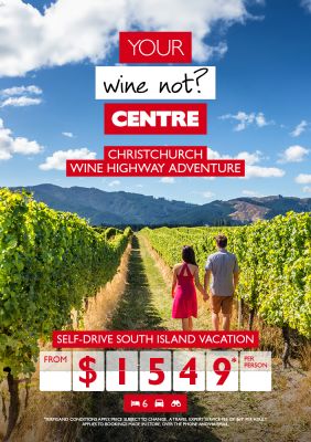 New Zealand wine adventure for as low as $1,549* per person!