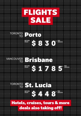 Check out these RED HOT flight deals!
