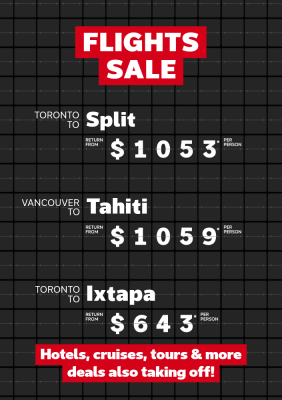 Flights Sale - July 21-28