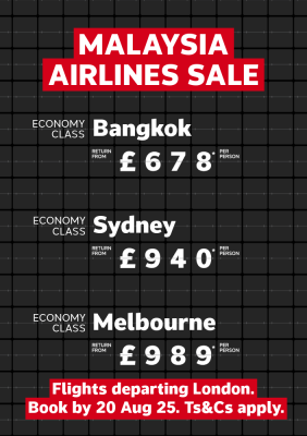 Malaysia Airlines Sale
