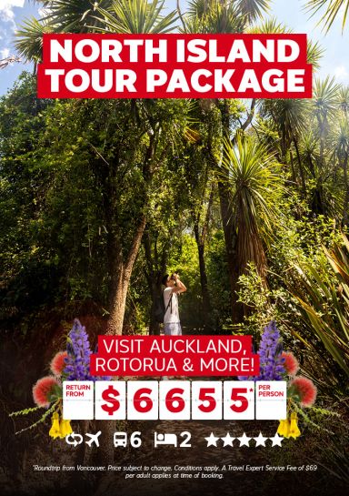 New Zealand tour package with Trafalgar