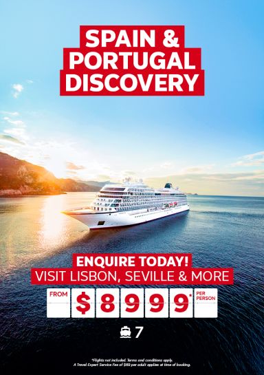 Spain & Portugal cruise with Viking for $8999* per person