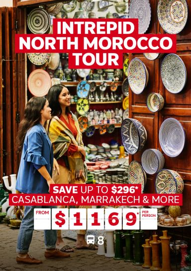 Intrepid North Morocco Tour. Save up to $296* Casablanca, Marrakech & More from $1169* per person