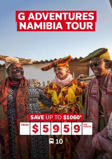 G Adventures Namibia Tour. Save up to $1060* from $5959* per person