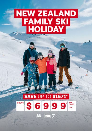 new zealand family ski holiday