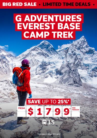 G Adventures Everest Base Camp Trek. Save up to 25%* from $1799* per person
