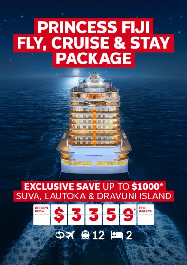 princess fiji fly cruise and stay package