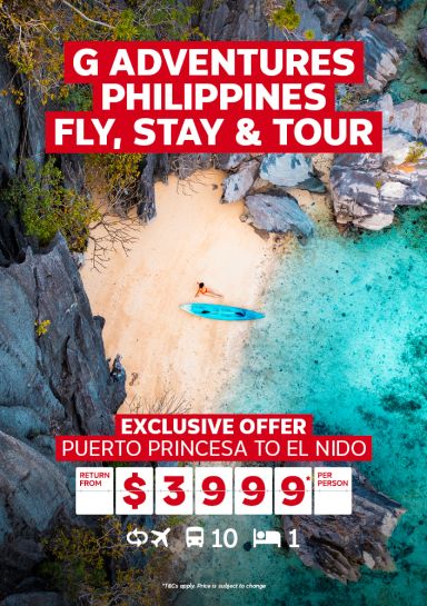 g adventure philippines fly stay and tour