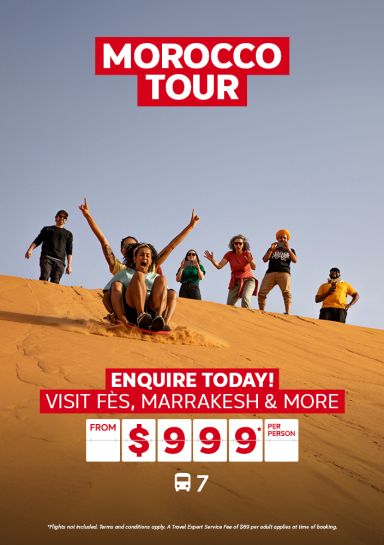 Morocco tour for just $999* per person
