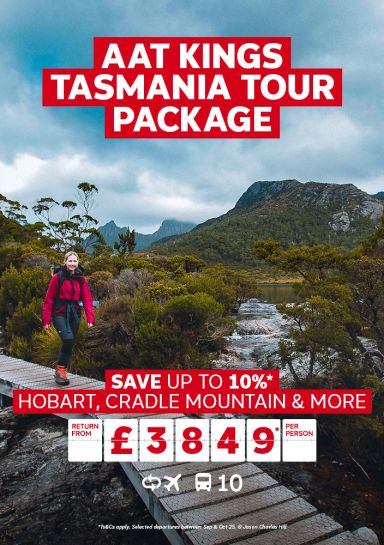 AAT Kings Tasmania Tour Package. Save up to 10%* Hobart, Cradle Mountain & more return from 3849* per person