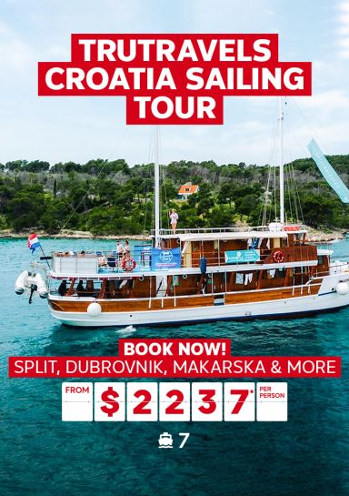 TruTravels Croatia Sailing Tour. Book now! Split, Dubrovnik, Makarska & more from $2237* per person
