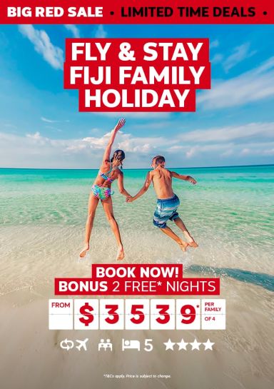 fly and stay fiji family holiday