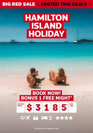 Hamilton Island Holiday. Book now! Bonus 1 free night* return from $3185* for two
