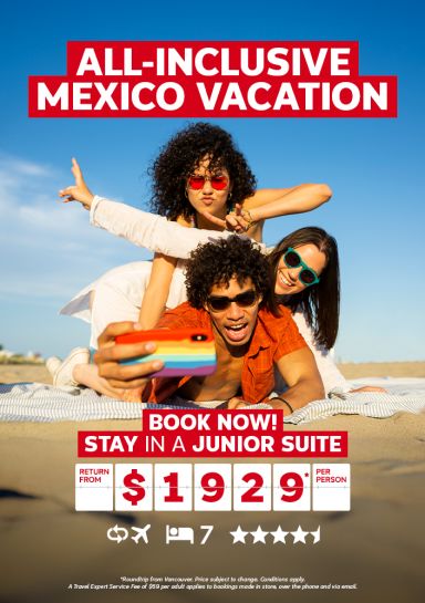 All-inclusive Mexico Vacation for $1929* per person