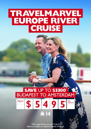 Travelmarvel Europe River cruise Save up to $3300* Budapest to Amsterdam from $5495* per person