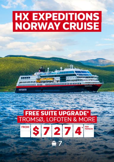 HX Expeditions Norway Cruise. Free suite upgrade* Tromso, Lofoten & More from $7274* per person