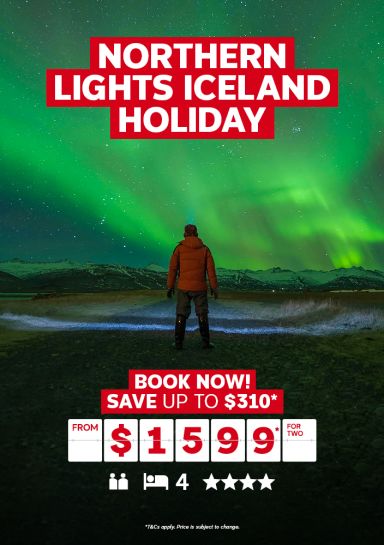 Northern Lights Iceland Holiday. Book now! Save up to $310* from $1599* for two