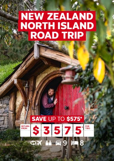 New Zealand North Island Road Trip. Save up to $575* return from $3575* for two