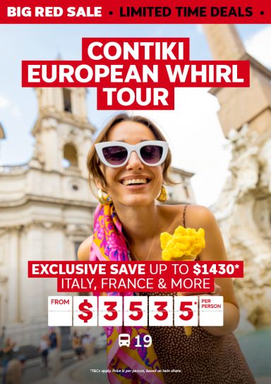 contiki european whirl tour exclusive save up to $1430 italy, france and more from $3535 per person