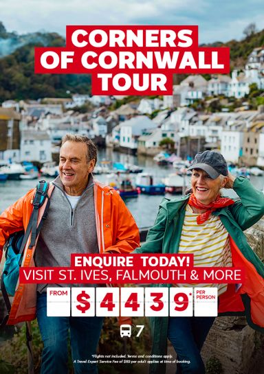 Corners of Cornwall tour for $4439* per person