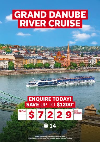 Grand Danube River Cruise for $7229* per person