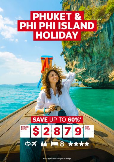 Phuket & Phi Phi Island holiday. Save up to 60%* return from $2879* for two