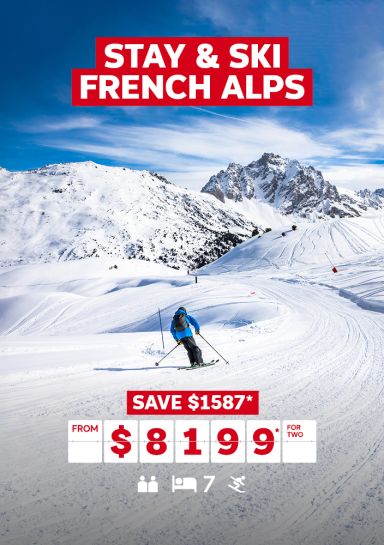 Stay & Ski French Alps | save $1,587* - from $8,199* for two