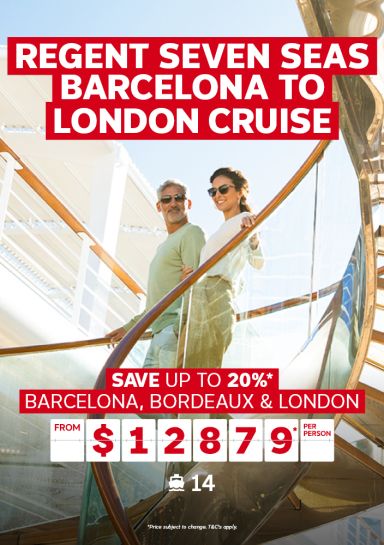 regent seven seas barcelona to london cruise save up to 20% barcelona, bordeaux and london from $12879 per persom