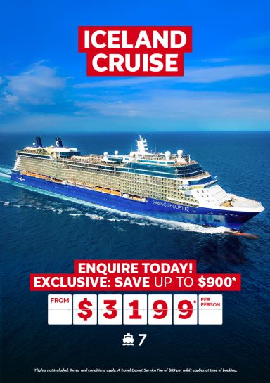 Iceland cruise for $3199* per person