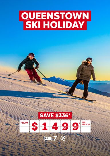 queenstown ski holiday save $336 from $1499 per person