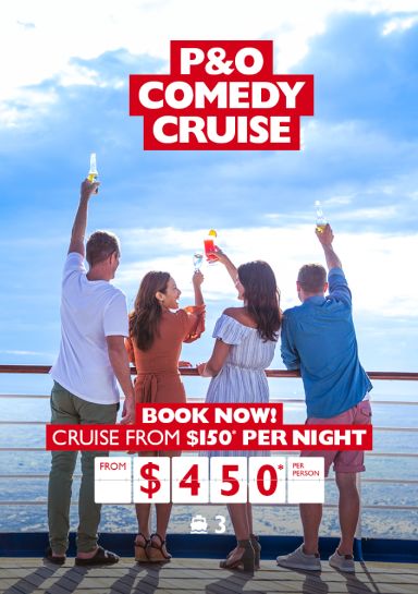 P&O Comedy Cruise | Book now! | Cruise from $150* per night from $450* per person