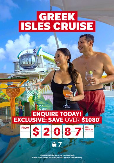 Greek Isles Cruise for $2087* per person