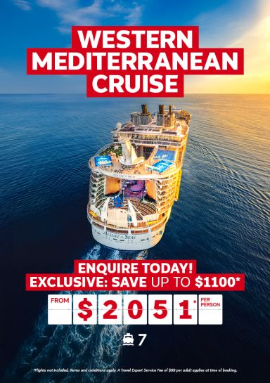 Western Mediterranean Cruise for $2051* per person