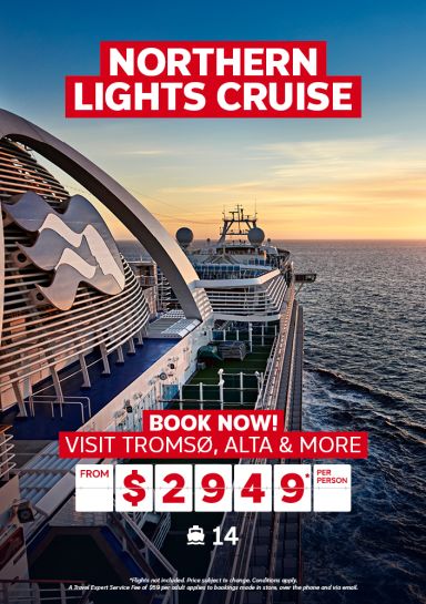 Northern Lights Cruise for $2949* per person