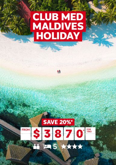 club med maldives holiday save 20% from $3870 per person