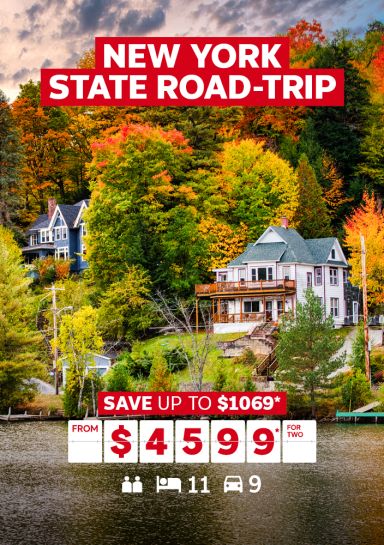 New York State Road-Trip save up to $1069 from $4599 for two