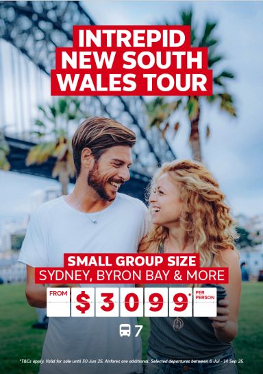 Intrepid New South Wales Tour. Small group size. Sydney, Byron Bay & more from $3099* per person