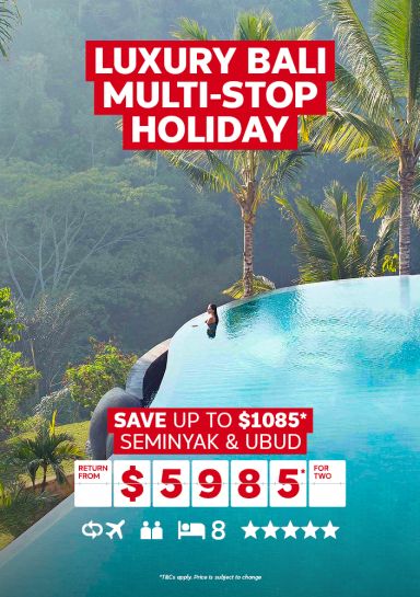 luxury bali multi stop holiday