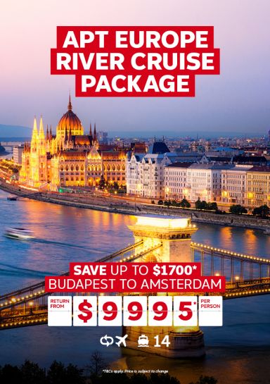 APT river cruise package save up to $1700 budapest to amsterdam return from $9995 per person