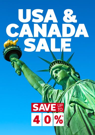 USA & Canada Sale - Save up to 40%*. Statue of Liberty