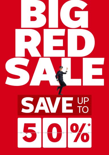 Big Red Sale - Save up to 50%*