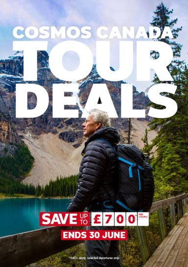 Cosmos Canada Tour Deals. Save up to 700* per couple. Ends 30 June
