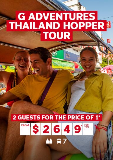 G Adventures Thailand Island Hopping save up to $500 Ko Ngai, Ko Lanta and Ao Nang from $3459