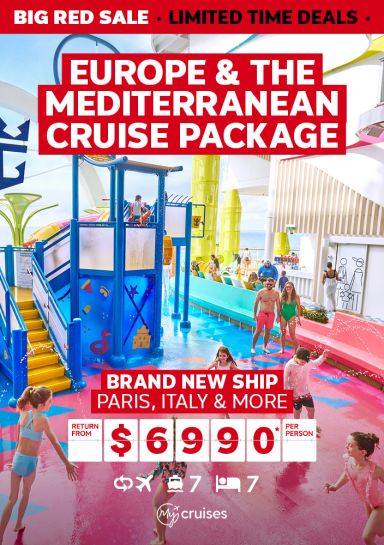 BRS - Europe & the Mediterranean cruise package | Brand New Ship. Paris, Italy & more return from $6,990* per person
